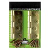 Hinge Butt Brass Plated 75mm Hinge Butt Brass Plated 75mm
