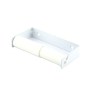Toilet Roll Holder with White PVC Roll – White Toilet Roll Holder with White PVC Roll – White