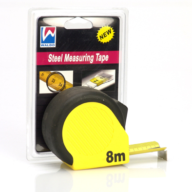 Tape Measure 5Mx19mm Yel/Blk Waldo Prof