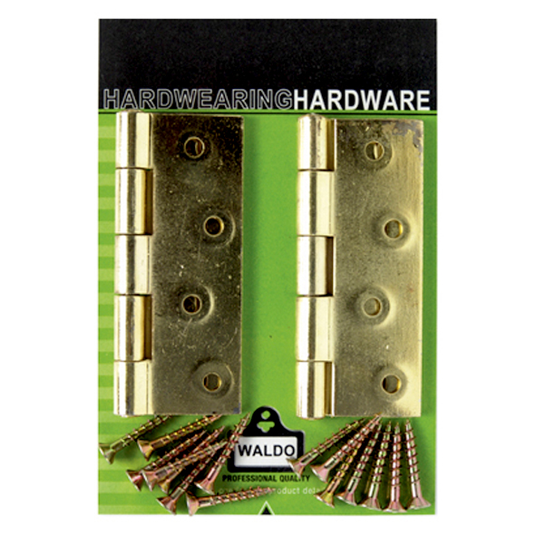 Hinge Butt Brass Plate 100mmx71mm-2.0mm