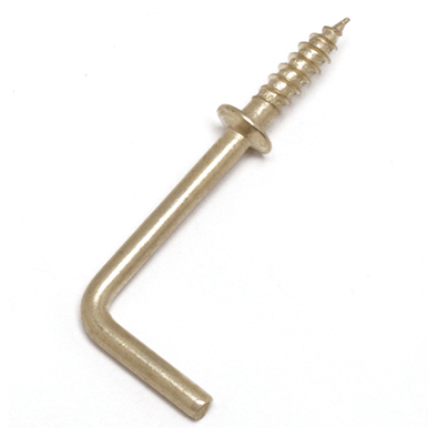 Cup Hook Square Brass Plated 19mm Waldo – 144/Box