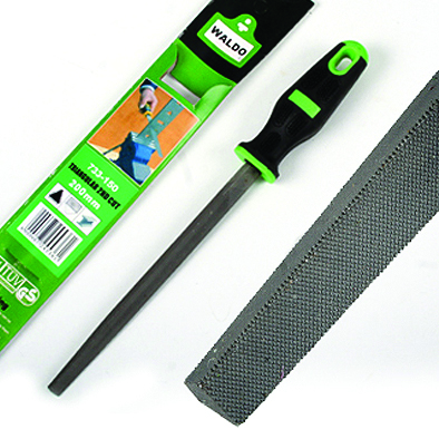 File Triangular 200mm W/Handle Waldo