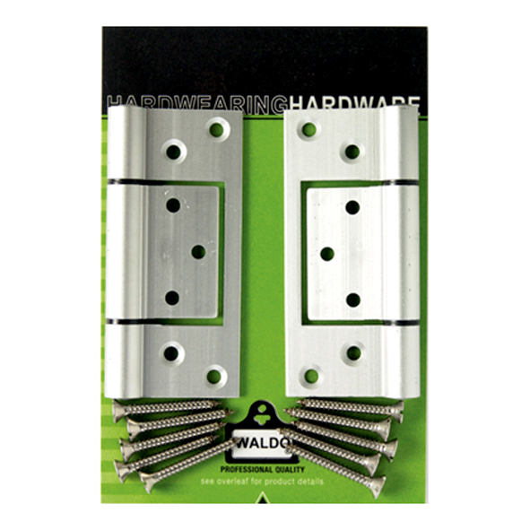 Hinge Flush 100mmx44mm Aluminium