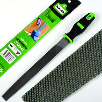 File Flat Bastard 200mm W/Handle Waldo