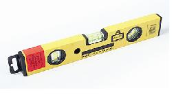 Level Waldo 300mm Box Type 3-Vial Yel.