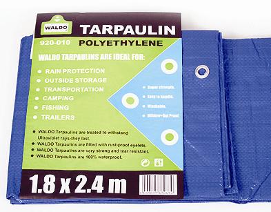Waldo Tarpaulin 1.8M X 2.4M Heavy Duty 180G