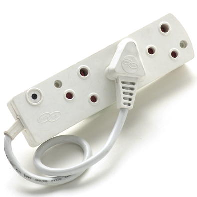 Multiplug 3 Way- No Switch + O/Load+ Cor