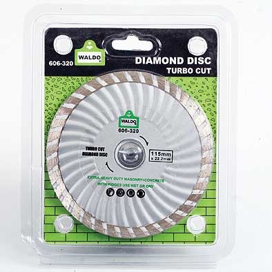 Disc Diamond 115mm Turbowave Wet+Dry Concrete