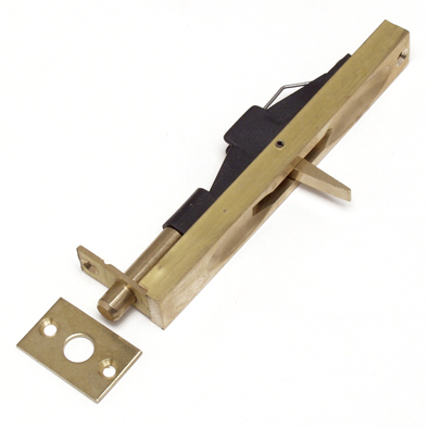 Flush Lever Bolt 150mmx20mm Brass Waldo