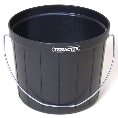 Water Bucket Builders Black Pvc 14L – Round