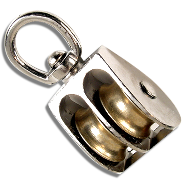 Awning Pulley 38mm Double Waldo