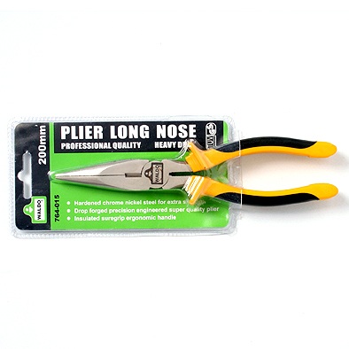 Plier Long Nose 200mm Ins.Yel/Blk Waldo