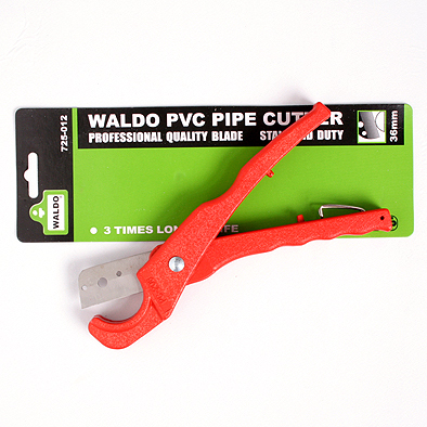 Pipe Cutter L/Duty For Pvc.36mm Waldo