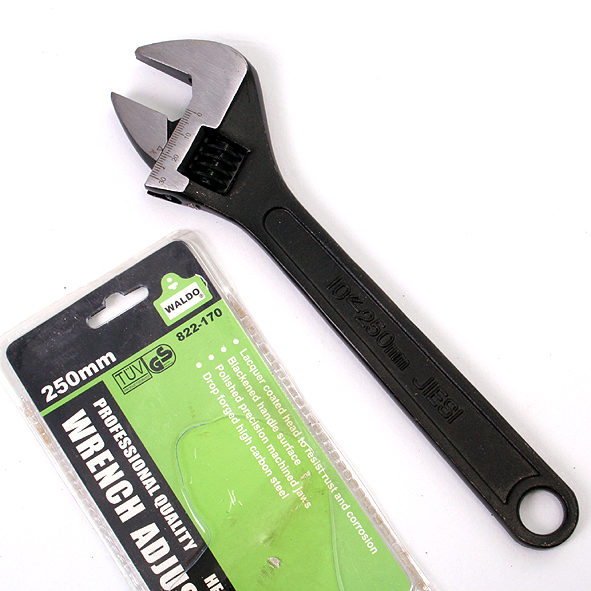 Wrench Adjustable/Shifter 200mm Waldo