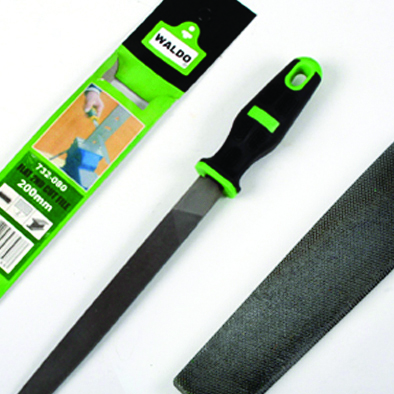 File Flat 2Nd Cut 300mm W/Handle Waldo