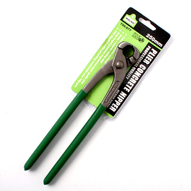 Plier Concrete Nipper 250mm Grn.Pvc Waldo