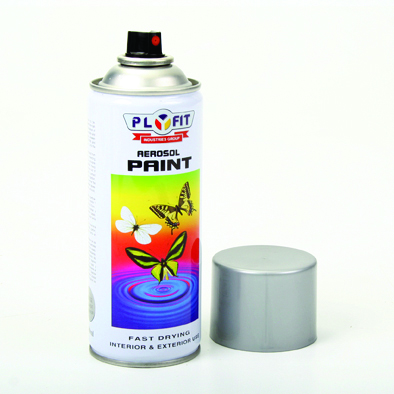 Spray Paint Plyfit Hi-Heat Gloss-Silver