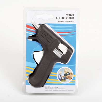 Glue Gun Mini Uses 8mm Sticks-Blister Pk
