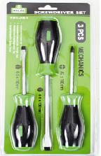 Screwdriver Set Mech.3Pc Waldo Brass Plated.Cv