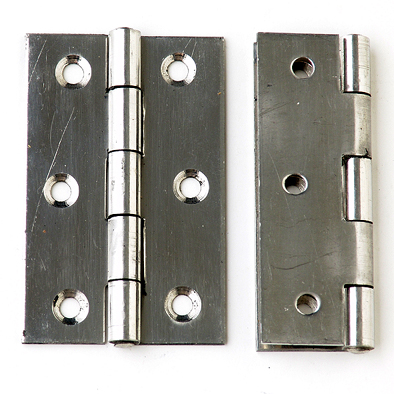 Hinge Butt S/S #304 Burnished 100mmx71mm