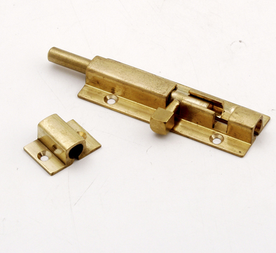 Barrel Bolt Flat Sliding Brass 200mm