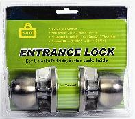 Door Lock Set Round .Knob+Cylinder Ant-Copper