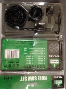 Hole Saw Kit 11Pc 19-64mm Pvc Case Waldo