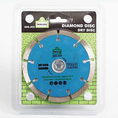 Disc Dry Diamond 230mm Blue Heavy Waldo
