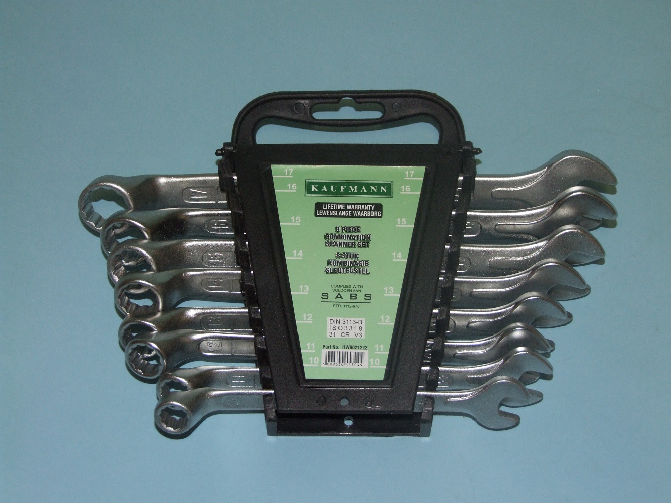 Kaufmann – 8 Piece 10-17mm Spanner Set