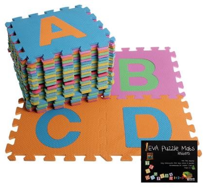 Bulk Pack 5x Educational Eva Mat Abc 26pc 30x30cm