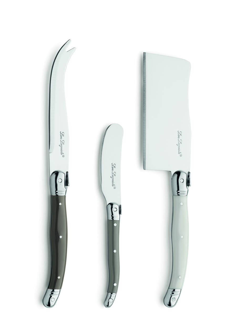 Lou Laguiole – Cheese Knife Set In Wooden Gift Box
