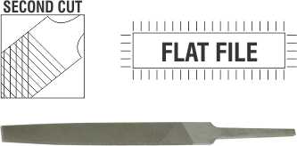 File AFile Flat 2nd Cut 350mm