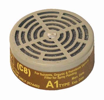 Respirator Com Spare Filter Paint C8per2