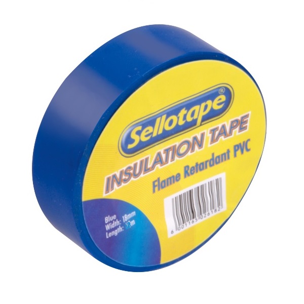 Sellotape Insulation Tape 18mm x 20m Blue