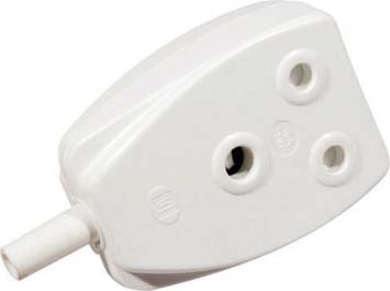 Elec Mts Coupler Janus White Plastic L
