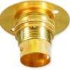 Elec Mts Lampholder Brass Batton L Elec Mts Lampholder Brass Batton L