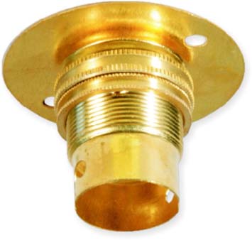 Elec Mts Lampholder Brass Batton L