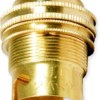 Elec Mts Lampholder Brass L Elec Mts Lampholder Brass L