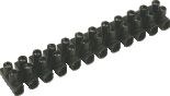Elec Mts Connect Strip Bl 6mm 6A Per10