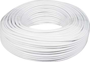 Elec Mts Wire Cabtyre Wht 0.75mmx3 100m