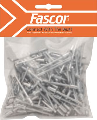 Rivet Fascor Pkt|100 As4008 4.0x08mm