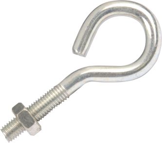 Mackie Bolt Eye Galv 10x150mm 2pc