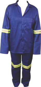 Overall 2pc Reflective Royal Blue 40|102