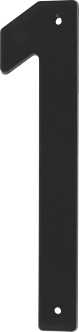 Mackie Number Plastic Black 200mm No.1
