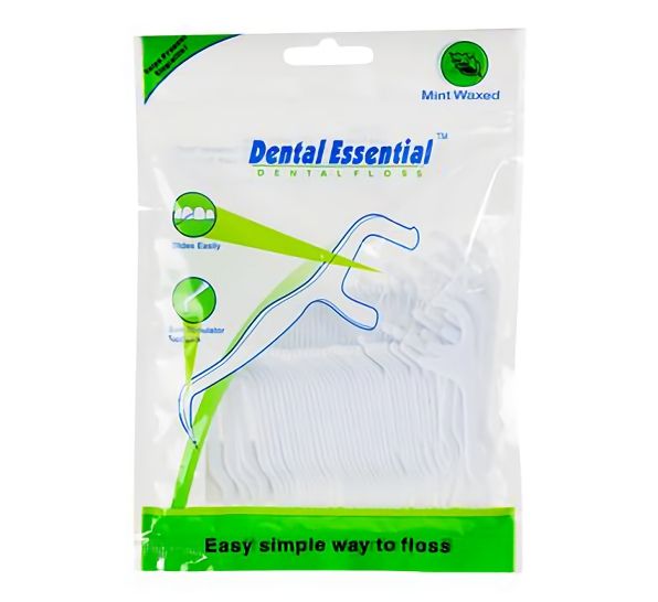 Bulk Pack 5 x Dental Floss Picks Pack 50 Pieces, Waxed, Mint Flavour