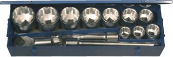 Socket Raco Set 1″d 36-80 15pc 5772m