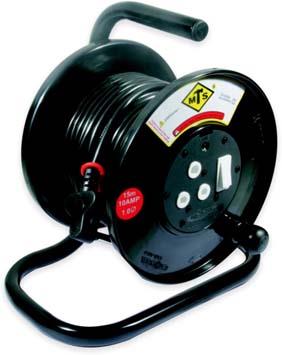 Extension Reel Mts Plastic 15m x 1.0 Dp