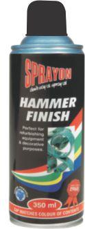 Sprayon Paint Black Hammer Finish 350ml