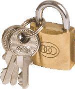 Padlock Tri Brass – 20mm