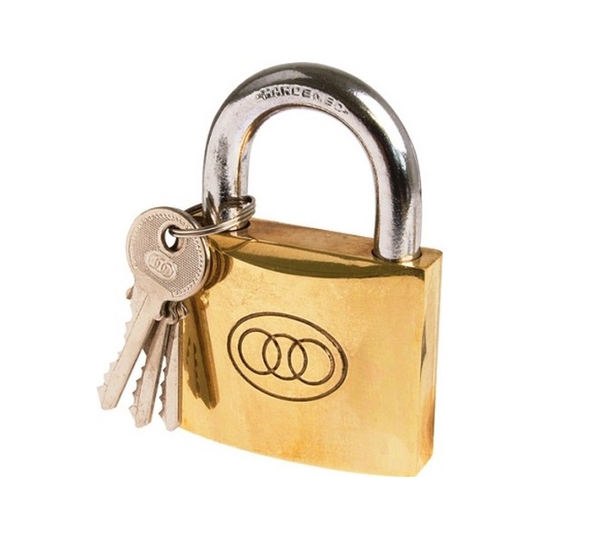 Padlock Tri Brass – 32mm